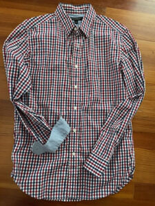 Banana Republic Young Men's Size Small Long-Sleeve Cotton Shirt